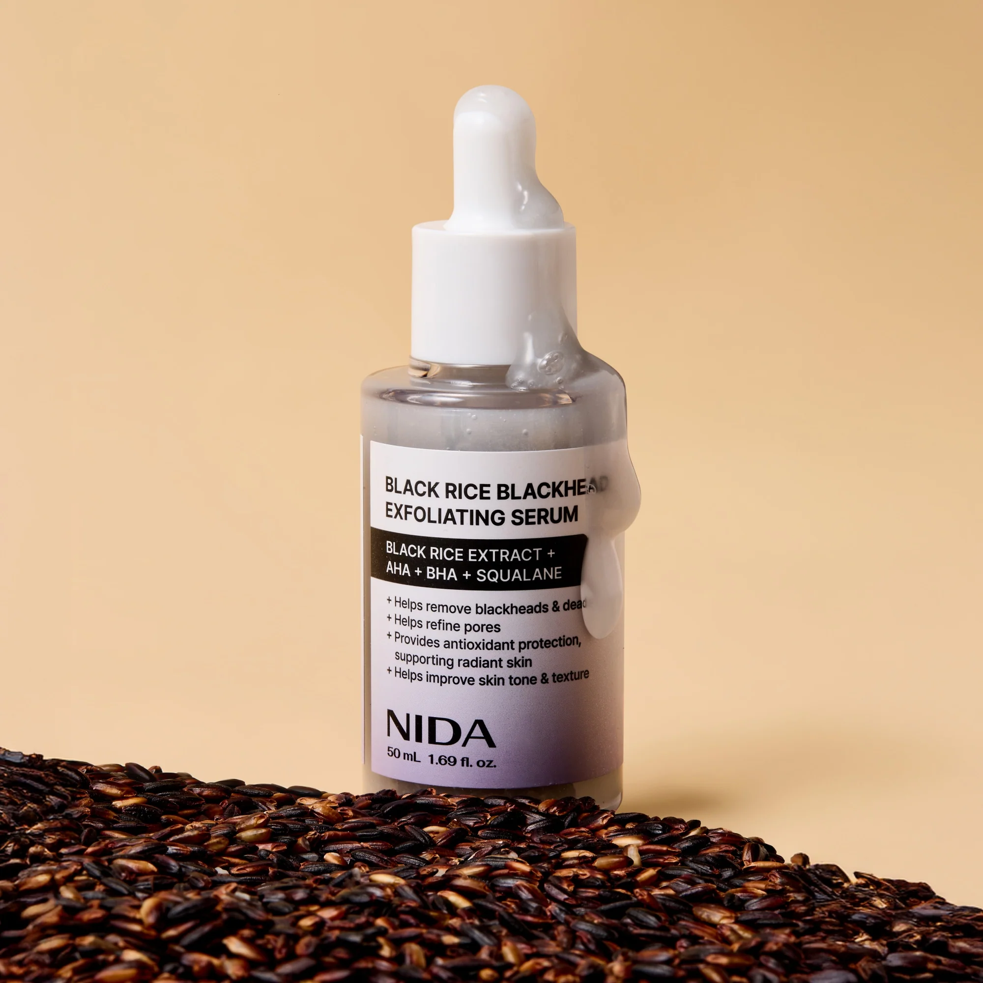 NIDA Black Rice Blackhead Exfoliating Serum - Image 12