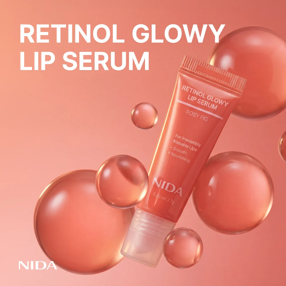 NIDA Retinol Glowy Lip Serum - Image 2
