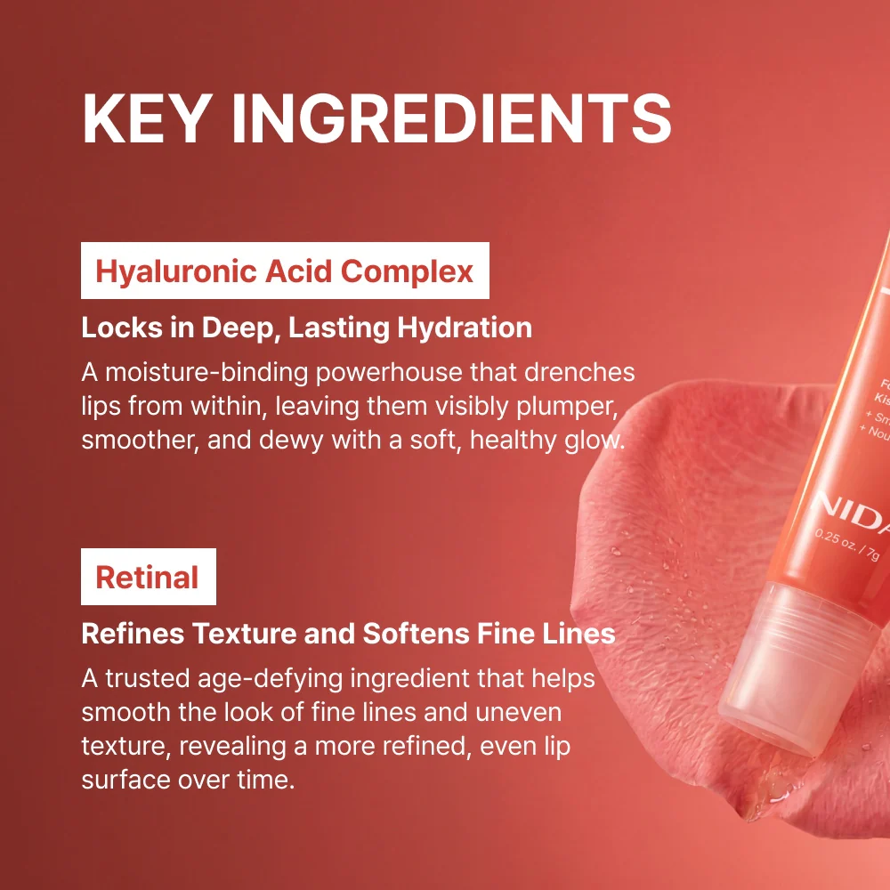 NIDA Retinol Glowy Lip Serum - Image 6