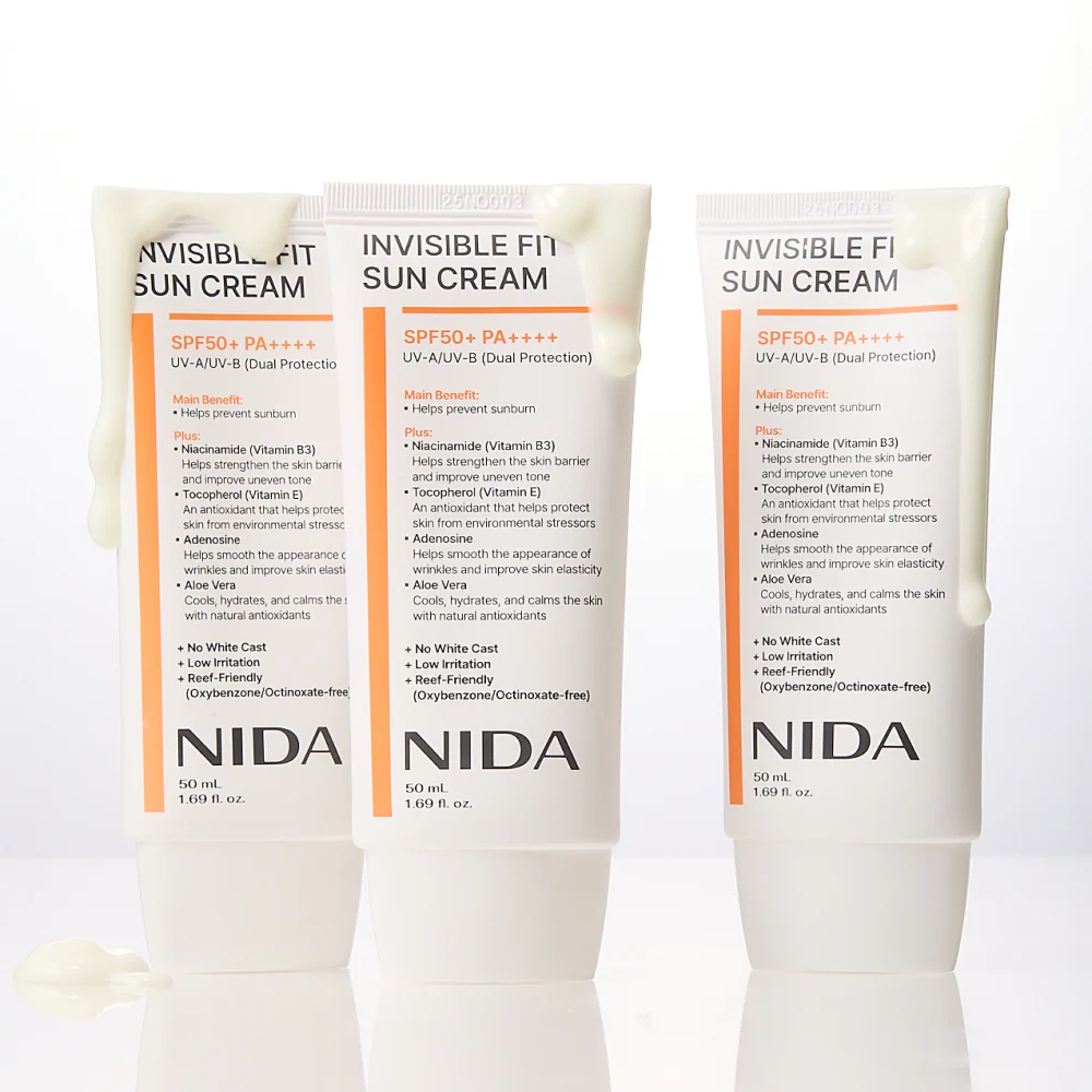 NIDA Invisible Fit Sun Cream for Face & Body - Image 10