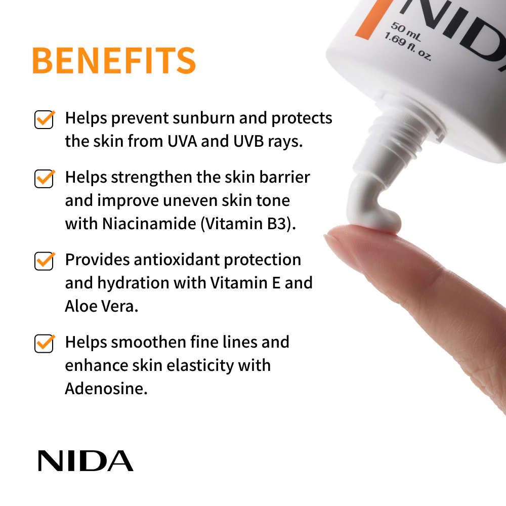 NIDA Invisible Fit Sun Cream for Face & Body - Image 4