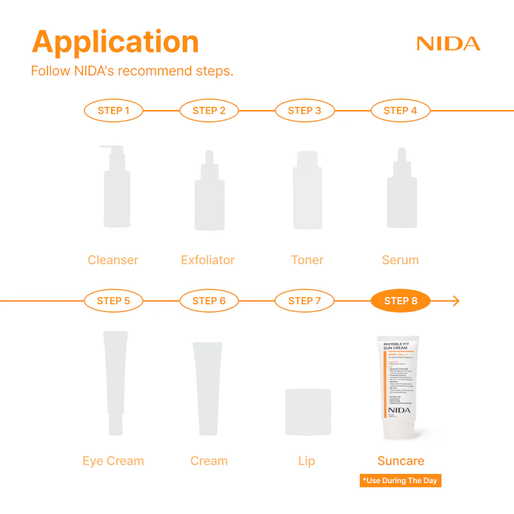 NIDA Invisible Fit Sun Cream for Face & Body - Image 8