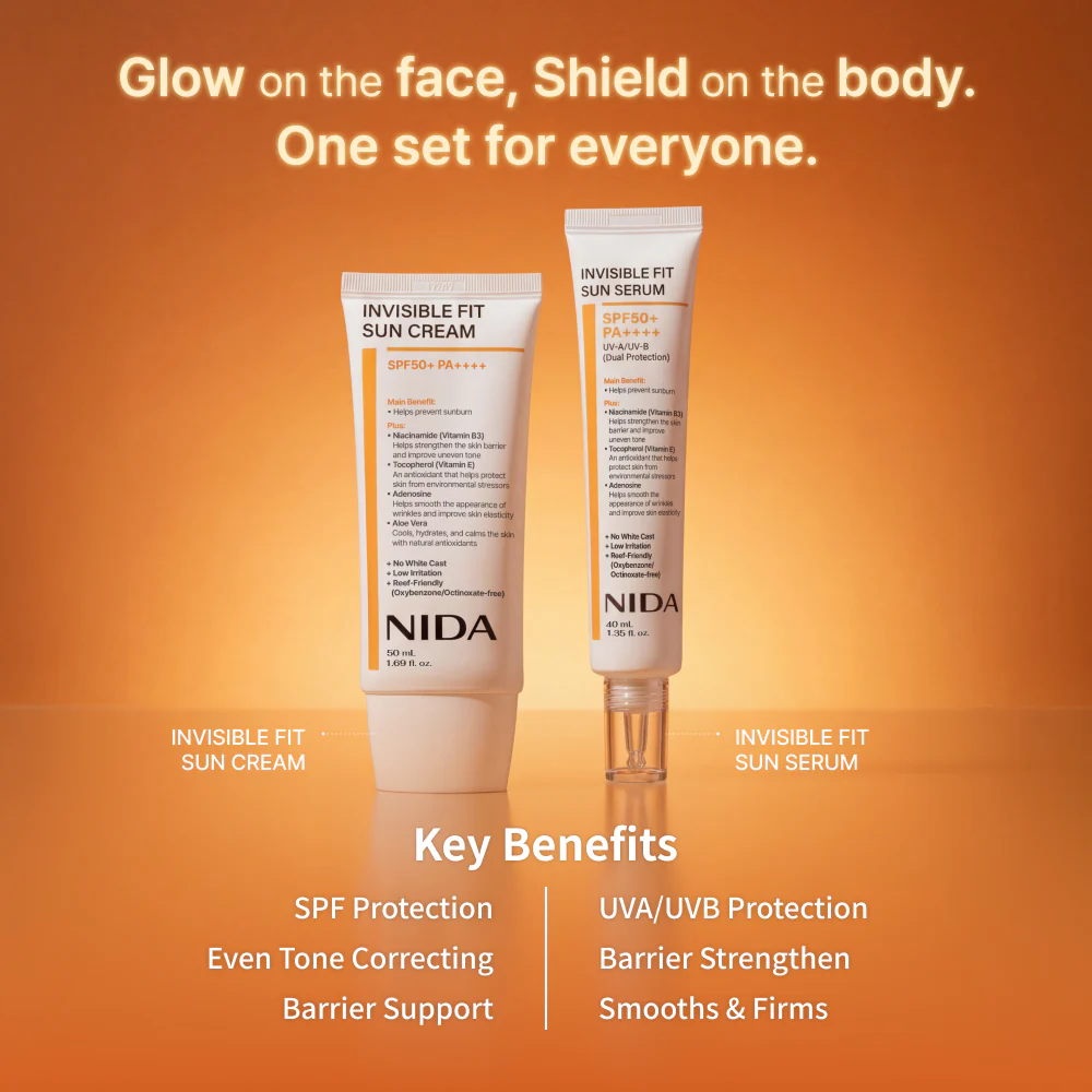 NIDA Invisible Fit Sun Duo (Serum & Cream) (Global) - Image 8