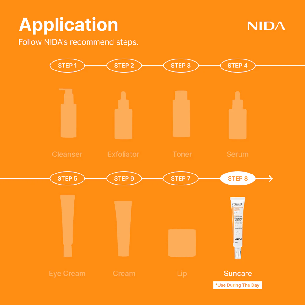 NIDA Invisible Fit Sun Serum for Face (Global) - Image 9